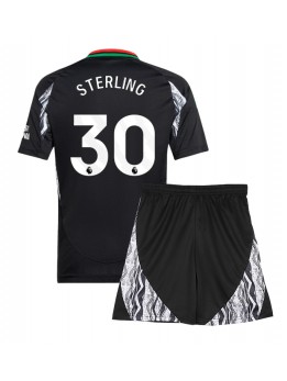 Arsenal Raheem Sterling #30 Dječji Gostujuci Dres kompleti 2024-25 Kratak Rukavima (+ kratke hlače)